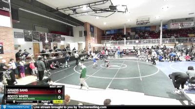 113 lbs Cons. Round 6 - Rocco White, Coeur D`Alene High School vs Amadis Sang, University