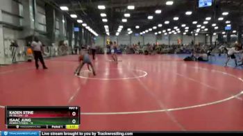 72 lbs Round 2 - Isaac Jung, Morris Fitness vs Kaden Stine, PA Yellow