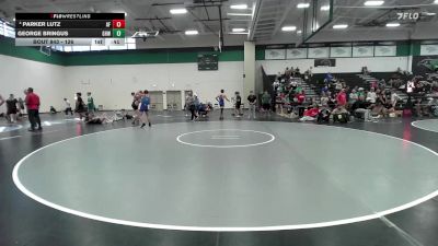 126 lbs Cons. Semi - Parker Lutz, Angry Fish vs George Bringus, Greater Heights Wrestling