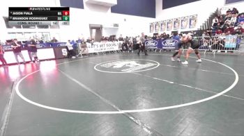 150 lbs Cons. Round 1 - Brandon Rodriguez, Sultana vs Jason Fiala, Millikan