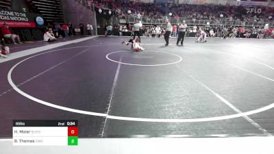 65 lbs Consi Of 8 #1 - JD Alguire, NM Bad Boyz vs Immanuel Hampton, Team Mascoutah Wrestling Club (TMWC)