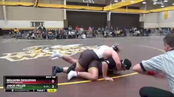 285 lbs Semifinal - Benjamin DeGuzman, Baldwin Wallace vs Jarod Miller, Baldwin Wallace