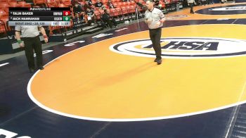 2A 138 lbs Champ. Round 1 - Talin Baker, Champaign (Central) vs Jack Hanrahan, Elmhurst (IC Catholic)