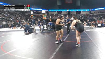 235 lbs Round Of 32 - Mariah Nunez, Palm Desert (SS) vs Elisa Najera, Olympian (SD)