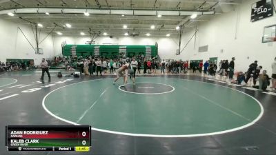 190 lbs Quarterfinal - Kaleb Clark, Green River vs Adan Rodriguez, Rawlins