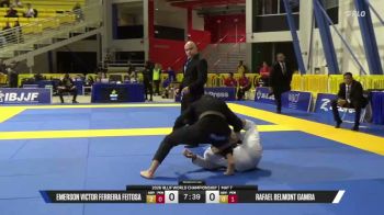 Rafael Belmont Gamba vs Emerson Victor Ferreira Feitosa 2026 World Jiu-Jitsu IBJJF Championship