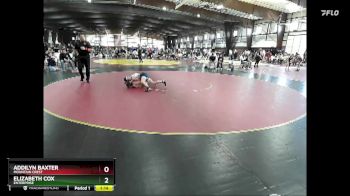 100 lbs Cons. Round 2 - Elizabeth Cox, Enterprise vs Addilyn Baxter, Mountain Crest