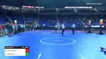 138 lbs Prelims - Elias Kourafalos, Winchester vs John Mairano, Simsbury