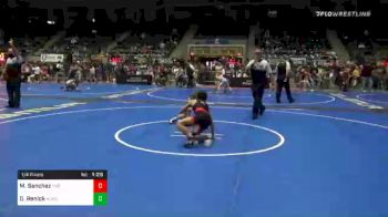 92 lbs Quarterfinal - Myles Sanchez, The Wrestling Factory vs Dane Renick, Honey Badger WC