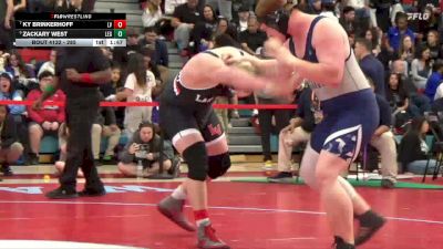 285 lbs Semifinal - Zackary West, Legacy vs Ky Brinkerhoff, Las Vegas