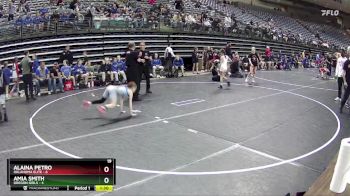 65 lbs Quarterfinals (8 Team) - Amia Smith, Oregon Girls vs Alaina Petro, Oklahoma Elite