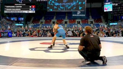 150 lbs Cons. Sub-rd Of 32 - Nathaniel Carter, MI vs Isaiah Gallegos, CO