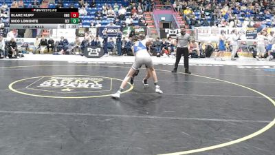 107 lbs Qtr-finals - Blake Klipp, Bishop McDevitt vs Nico Lomonte, Reynolds