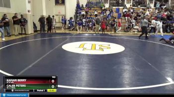 162 lbs Cons. Round 1 - Kamari Berry, R. E. Lee vs Caleb Peters, W. S. Neal