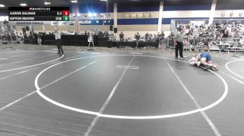 190 lbs Quarterfinal - Aaron Salinas, El Rancho HS vs Kipton Beatse, Stampede WC