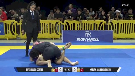Kaelan Jacob Crisosto vs Bryan Lugo Cortes 2025 Pan IBJJF Jiu-Jitsu No-Gi Championship
