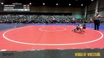 58 lbs Consi Of 8 #1 - Aiden Sanchez, Sanderson Wrestling Academy vs Anakin Ross, Greenwave Youth Wrestling Club