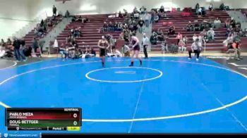 220 lbs Semifinal - Doug Bettger, Powell vs Pablo Meza, Rock Springs