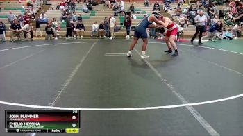 215 lbs Cons. Round 3 - John Plummer, St Andrews H S vs Emelio Messina, Delaware Military Academy