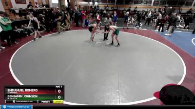 132 lbs Cons. Round 4 - Benjamin Johnson, Potlatch vs Emmanuel Romero, Chiawana