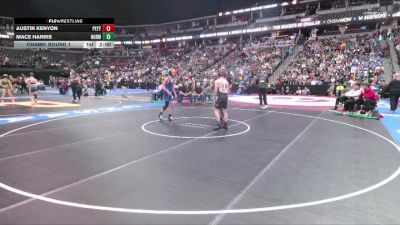 106-2A Champ. Round 1 - Austin Kenyon, Peyton High School vs Mace Harris, Norwood