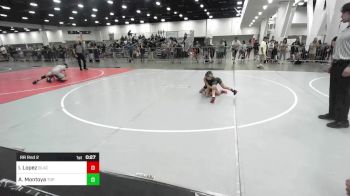 46 lbs Rr Rnd 2 - Isaiah Lopez, Black Fox Wrestling Academy vs Asher Montoya, Top Rank