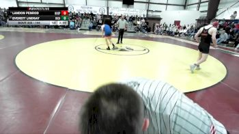 144 lbs 9th Place Match - Landon Penrod, North Sanpete vs Everett Lindsay, Richfield