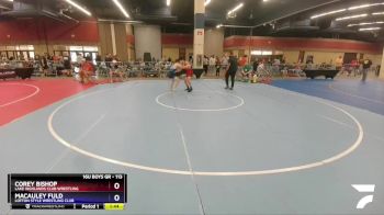 113 lbs Cons. Round 2 - Corey Bishop, Lake Highlands Club Wrestling vs Macauley Fuld, Lofton Style Wrestling Club