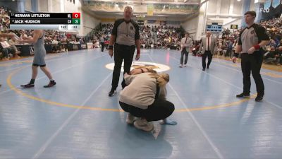 113 lbs 3rd Place Match - Herman Littleton, Milford Senior vs Jack Hudson, Cape Henlopen H S