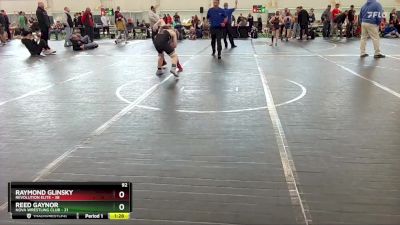 92 lbs Finals (8 Team) - Raymond Glinsky, Revolution Elite vs Reed Gaynor, NOVA Wrestling Club