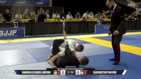 Kameron Alexander Lankford vs Talon Matthew Van Dyne 2026 Pan Kids Jiu-Jitsu IBJJF Championship
