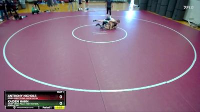 113 lbs Semifinal - Anthony Nichols, Edina Wrestling Association vs Kaiden Hahn, Saint Croix Falls High School Wrestling