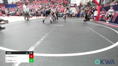 105 lbs Final - Ben Allison, Unattached vs Brock Argo, D3 Wrestling Cluib