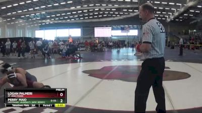 165 lbs Prelim - Logan Palmeri, St. John Fisher vs Perry Maio, Centenary University (New Jersey)