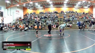 165 lbs Quarterfinal - Colten Stull, Lucas vs NATHAN MARKS, Madison