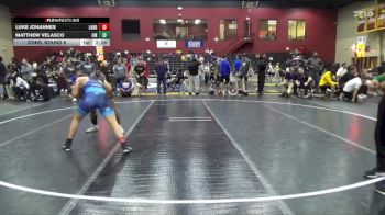 141 lbs Cons. Round 6 - Luke Johannes, Lander vs Matthew Velasco, Montevallo