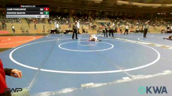 52 lbs 2nd Place - Lane Pankaskie, Claremore Wrestling Club vs Roston Martin, Berryhill Wrestling Club