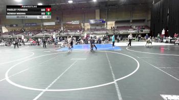 114 lbs Rr Rnd 5 - Paisley Powers, Garden City Wrestling Club vs Roman Medina, Widefield WC