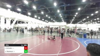 42 lbs Consolation - Isaac Estrada, Top Rank vs Jude Montoya, Top Rank