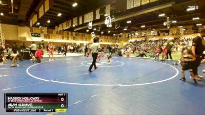 63/67 Quarterfinal - Maddox Holloway, LV Bear Wrestling Club (Spring vs Adam Albahar, Socal Grappling Wrestling Club