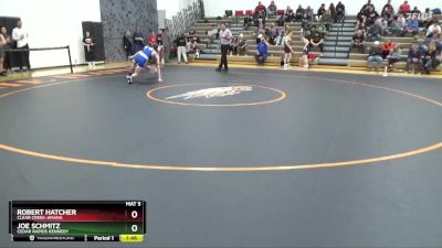 JV-9 lbs Round 2 - Hunter Holdefer, Burlington Notre Dame vs Bruce Cantua, Iowa City, West