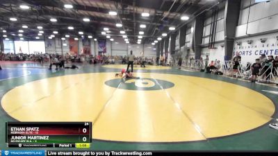 60 lbs Rd# 9- 2:15pm Saturday Final Pool - Ethan Spatz, Nebraska Elite vs Junior Martinez, No Escape W.A.