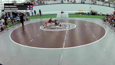 105 lbs Kirra Mitchell, Georgia vs Odessy Esparza, Texas Red