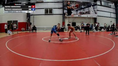 74 kg Cons. Round 3 - Mateo Hernandez, PPRTC vs Patrick Wisniewski, Lions Wrestling WC