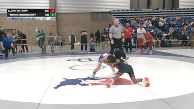 53 lbs Cons. Sub-rd Of 16 - Elijah Mathew, Dragon RTC vs Drake Goldsberry, Contenders Wrestling Academy