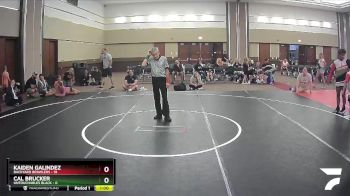 56 lbs Round 2 (6 Team) - Kaiden Galindez, Backyard Brawlers vs Cal Brucker, Untouchables Black