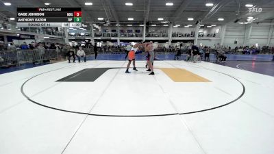 215 lbs Round Of 16 - Gage Johnson, Noble vs Anthony Eaton, Top Flight Wrestling Academy