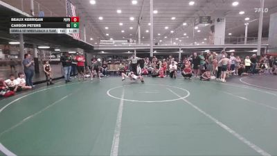 52 lbs Semis & 1st Wrestleback (8 Team) - Carson Peters, Ohio Gold vs Beaux Kerrigan, Poquoson-Pitbull