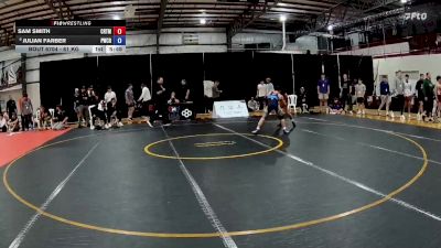 61 kg Cons. Round 8 - Sam Smith, Cowboy RTC/ Titan Mercury Wrestling Club (TMWC) vs Julian Farber, Panther Wrestling Club RTC