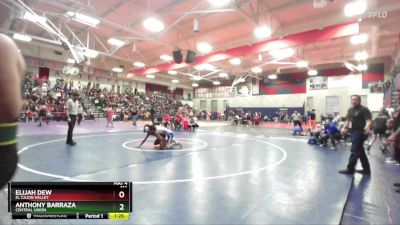 113 lbs Champ. Round 1 - Elijah Dew, El Cajon Valley vs Anthony Barraza, Central Union